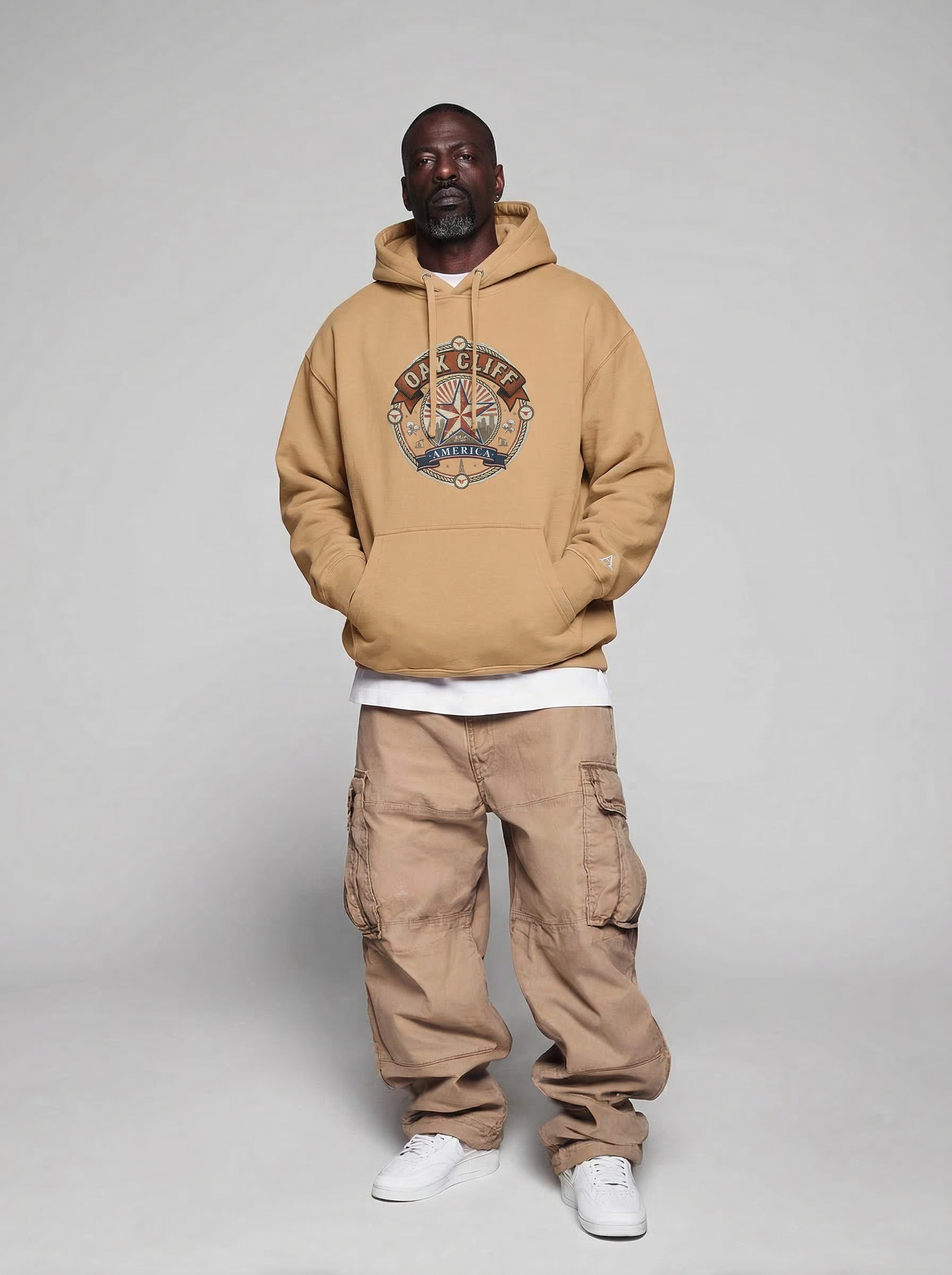 Oakcliff America Badge Hoodie