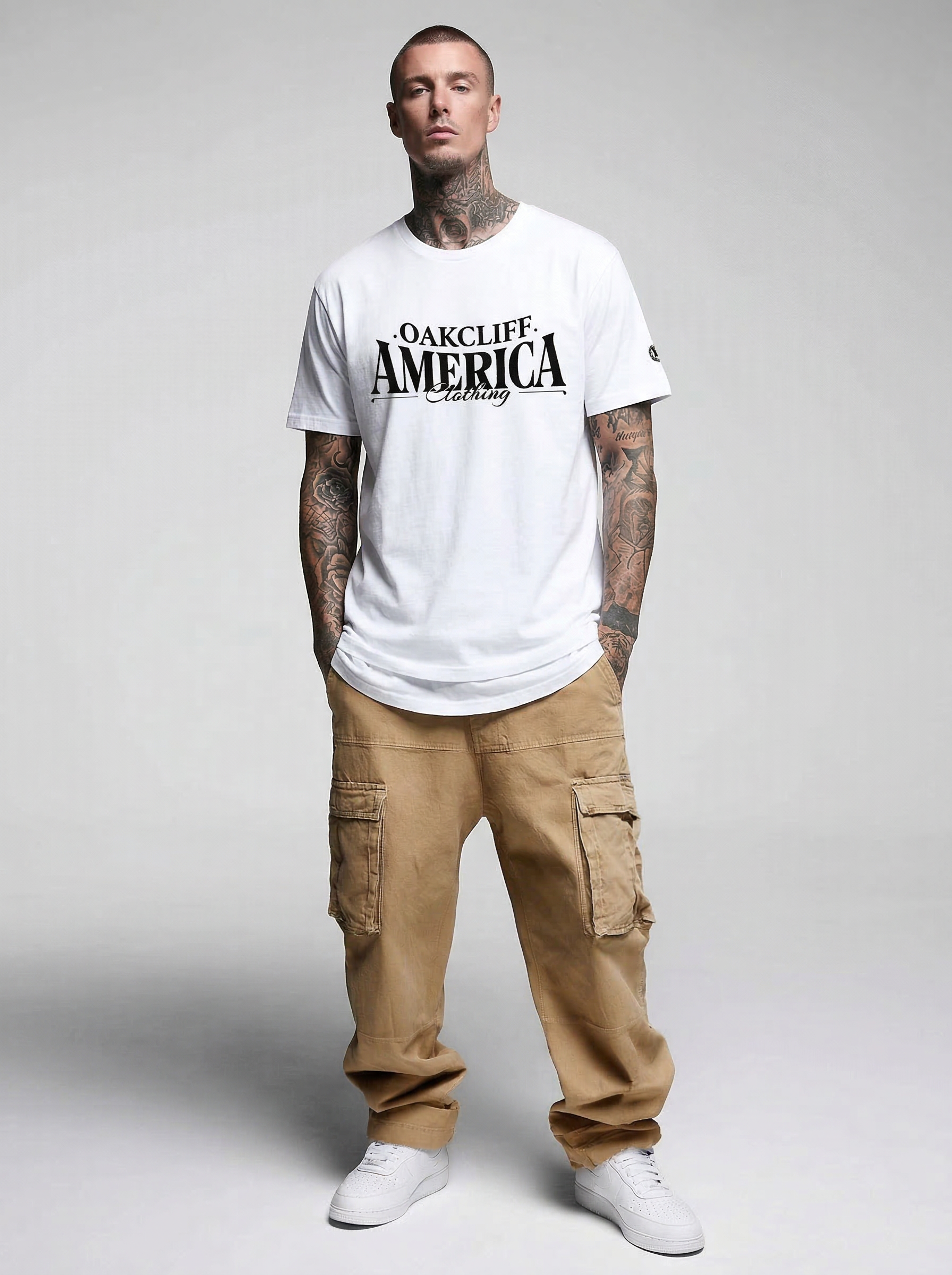 Oakcliff America Clothing T-Shirt (Regular Fit) (B)